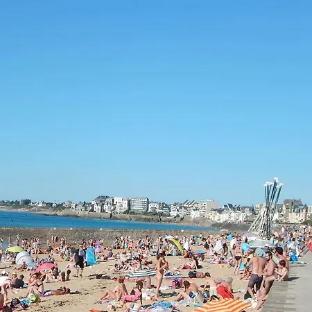 Saint Malo Maison Plain Pied Avec Jardin Clos Pres Gare Plage Du Sillon Chien Admis Fibre-3