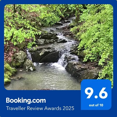 Secluded Home With Mini Waterfall And A Creek In Hot Springs-3