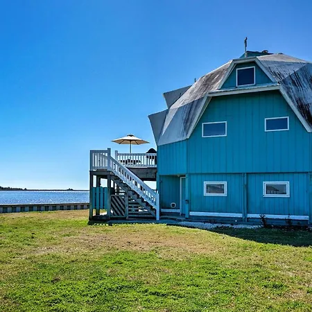 Atlantic Coast Dome Home Across From Sound With View-3