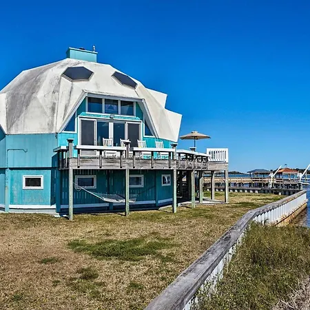 Atlantic Coast Dome Home Across From Sound With View-2