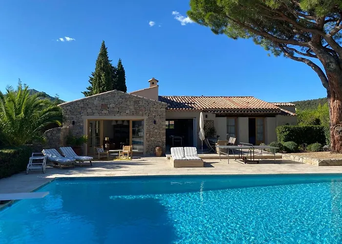 Lovely "Provence" Villa With Sea View, Private Heated Pool, Airco And Beautiful Garden