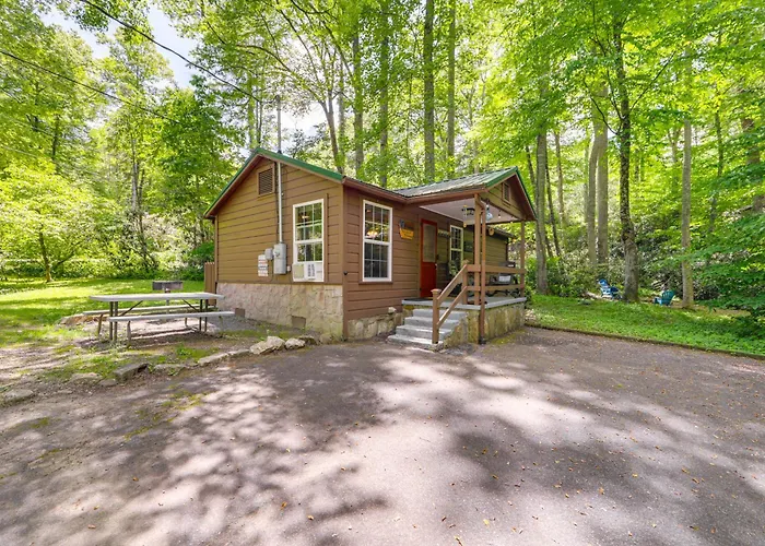 Pet-Friendly Creekside Cabin W/ Pool Access!
