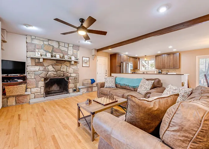 Game Room & Fire Pit: Chic Pocono Pines Home!