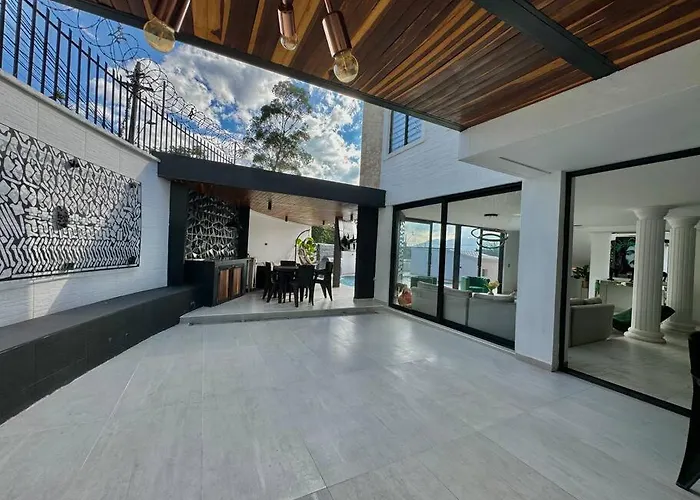 Mansion Moderna Poblado-Piscina-