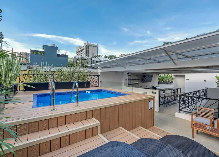 Villa With Pool & Rooftop El Poblado By Nowa