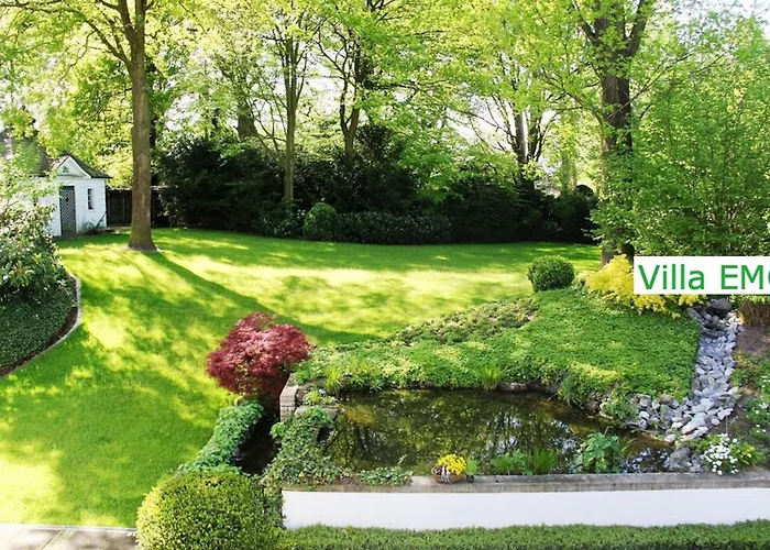 Luxus Ferienhaus Villa Emg Emsdetten Nah Muenster, Osnabrueck, Rheine Fuer Familien Gruppen Bis 17 Personen, Pool, Whirlpool, Garten, Kamin, 6Sz