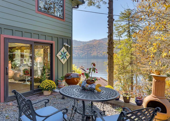 'Casa Alcoa' Mtn-View Apt Over Santeetlah Lake!
