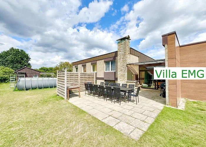 Ferienhaus Villa Emg Saerbeck Nah Muenster Riesenbeck Osnabrueck Mit Pool, Sauna, Garten Fuer Familien Gruppen Bis 23 Personen