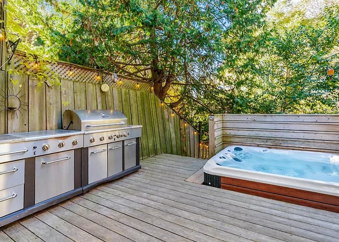 Hot Tub With Backyard Play Area