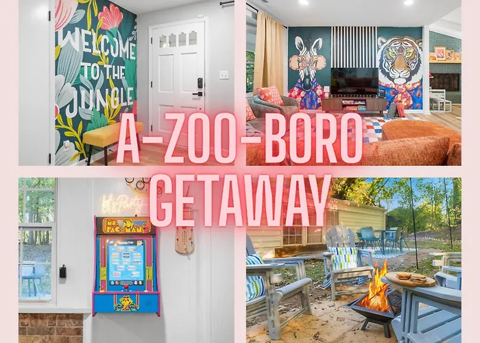 Zoo-Themed Family Home Near Nc Zoo