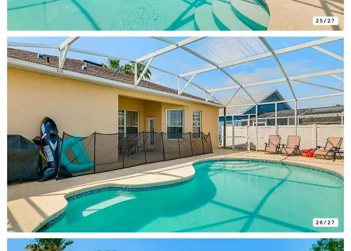 Chic Villa 4 Bedroom 3 Bath With Pool & Game Room
