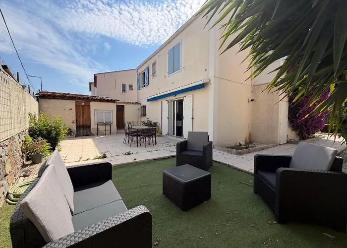 Villa Sunny - Bord De Mer - Tout A Pied- Grande Terrasse - Clim - Wifi - Ideal Familles & Amis