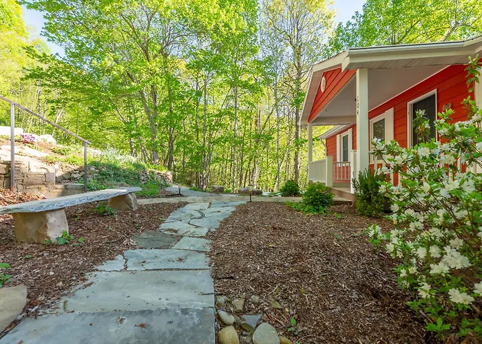 Cherry On Top | Modern Montreat Home With Screened Porch & Partial Mountain Views!