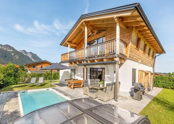 Chalet Alpenzauber Mit Beheiztem Pool, Inzell