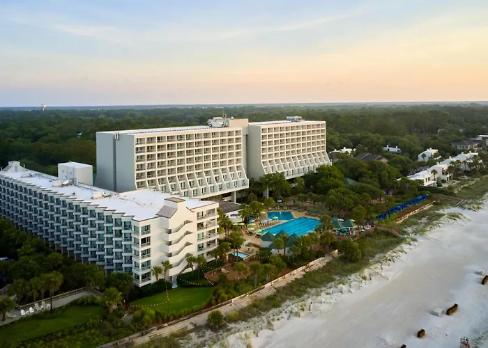Hotels with pool Hilton Beachfront & Spa Hilton Head Island